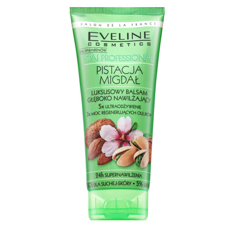 EVELINE SPA PROFESS. ХИДРАТ. БАЛСАМ ЗА ТЯЛО С ШАМ-ФЪСТЪК И БАДЕМ, 200 МЛ