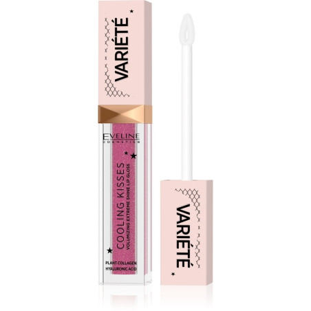 EVELINE VARIETE COOLING KISSES ГЛАНЦ ЗА УСТНИ С БЛЯСЪК, 06 AMAZING KISS , 6.8 МЛ