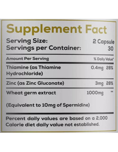 Spermidine - Super Strength 10 mg