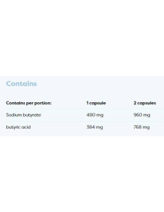 Sodium Butyrate SR 960 mg | Sustained Release 2