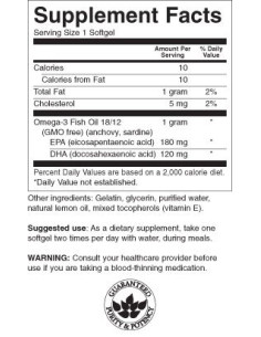 Lemon Flavor Omega 3 1000 mg 2