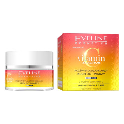 EVELINE VITAMIN C 3XACTION ОЗАРЯВАЩ И УСПОКОЯВАЩ КРЕМ ЗА ЛИЦЕ 50ML