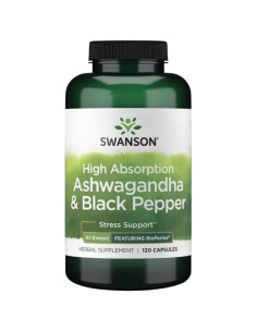 High Absorption Ashwagandha -amp, Black Pepper | Featuring BioPerine