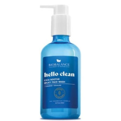 BIOBALANCE HELLO CLEAN ИЗМИВЕН ГЕЛ - МЛЯКО ЗА ЛИЦЕ С АЗИАТСКА ЦЕНТЕЛА "CICA SOOTHE", 250 МЛ /9.341/