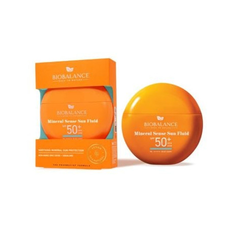 BIOBALANCE СЛЪНЦЕЗАЩ. ФЛУИД MINERAL SENSE SPF 50 +, 40 ГР/9.281/