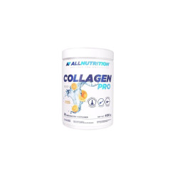 AllNutrition Collagen Pro Powder | with Glucosamine, Chondroitin, Hyaluronic, Boswellia 400 грама, 26 Дози Праскова