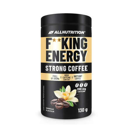 AllNutrition F**KING Energy | Strong Coffee Instant 130 грама, 26 Дози Ванилия