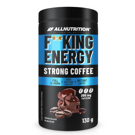 AllNutrition F**KING Energy | Strong Coffee Instant 130 грама, 26 Дози Шоколад
