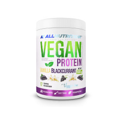 AllNutrition Vegan Protein 500 грама, 17 Дози Ванилия с касис