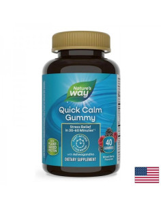 Ашваганда + L-Теанин Антистрес подкрепа и ментален баланс 40 желирани таблетки с плодов вкус