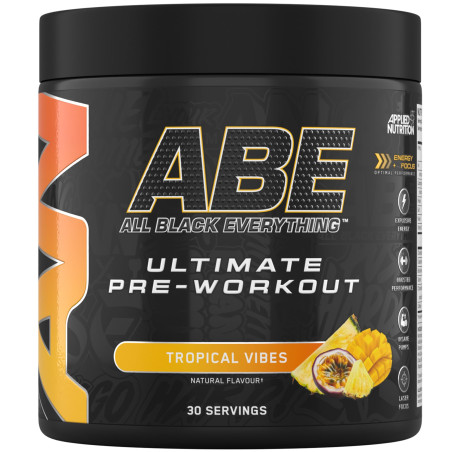 Applied Nutrition ABE - All Black Everything | Ultimate Pre-Workout 375 грама, 30 Дози Тропически Плодове