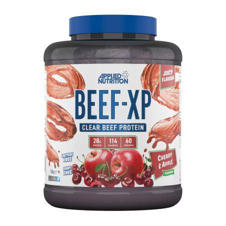 Applied Nutrition Beef-XP | Clear Hydrolyzed Beef Protein 1800 грама, 60 Дози Череша и ябълка