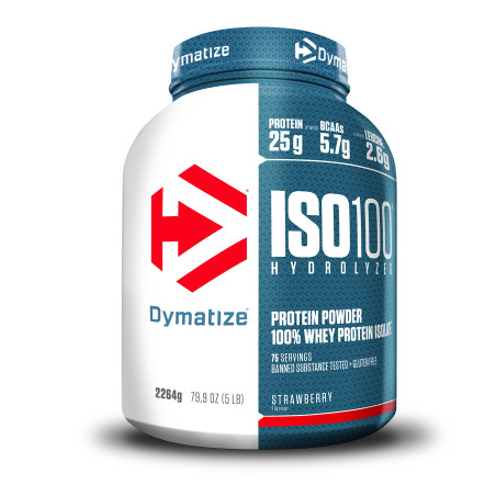 Dymatize ISO 100 Hydrolyzed 2264 грама, 71 Дози Ягода