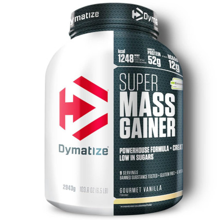 Dymatize Super Mass Gainer with Creapure 2943 грама, 8 Дози Ванилия