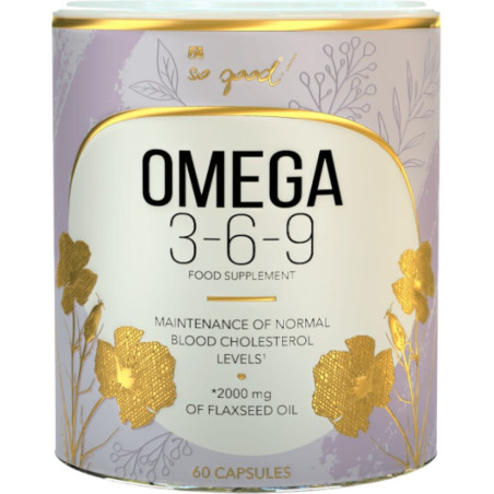 FA Nutrition Omega 3-6-9 Flax Oil 1000 mg | So Good! Series 60 Гел капсули, 60 Дози