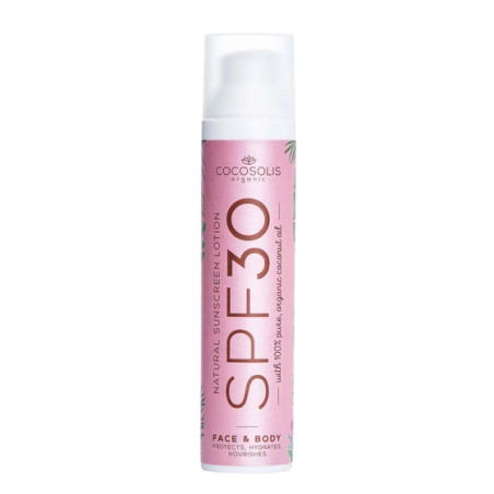 Cocosolis Слънцезащитен лосион за лице и тяло SPF30 х100 мл