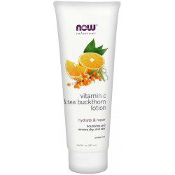 NOW - Хидратиращ лосион с витамин С и морски зърнастец - VITAMIN C & SEA BUCKTHORN BODY LOTION - 118 ml