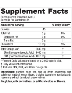 Ultimate Omega Liquid 2840 mg 2
