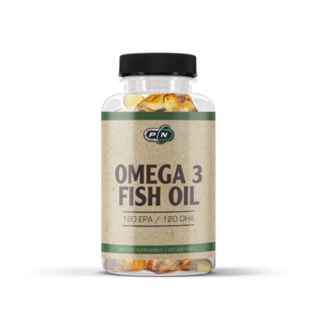 Pure Nutrition - Omega 3 Fish Oil 180 EPA/120 DHA - 100 Дражета