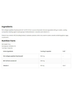 Coconut -amp, Collagen | Marine Collagen with MCT 2