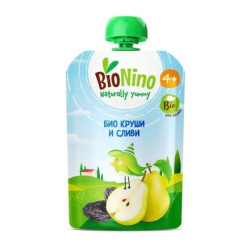 BN2515 БИО ПЛ. ЗАКУСКА С КРУШИ И СЛИВИ, 4+М 90ГР