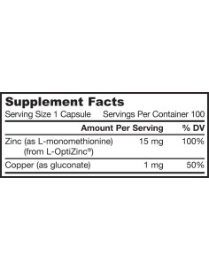 Zinc Balance / L-Opti Zinc 15 mg 2
