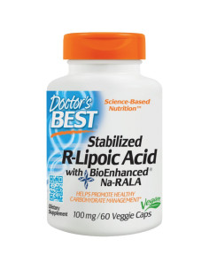 BEST R-Lipoic Acid / Stabilized NA-R-ALA 100 mg