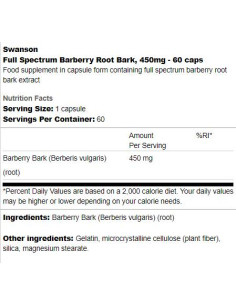 Full Spectrum Barberry Root Bark 450 mg 2