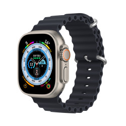 Силиконова каишка за Apple Watch 42мм, 44мм, 45мм, 46мм, Ultra, Ultra 2 49мм - Dux Ducis Silicone Bracelet Strap (OceanWave Vers