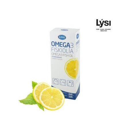 Омега-3 – течно рибено масло - EPA - 745 mg, DHA – 490 mg, 240 ml с вкус на лимон