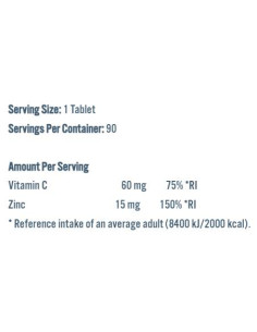 Zinc Vitality | 15 mg Zinc Bisglycinate 2