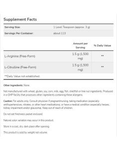 Arginine -amp, Citrulline Powder | 1:1 Ratio 2