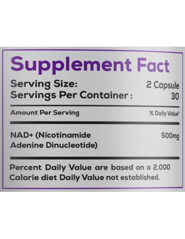 NAD+ 500 mg