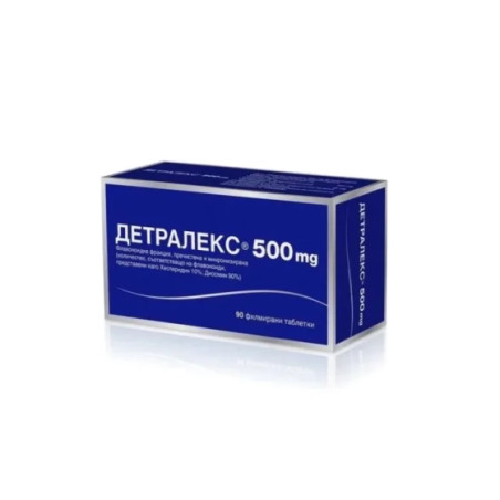 Детралекс таблетки при разширени вени и хемороиди 500мг х90