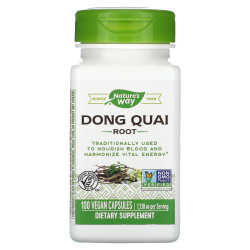 Dong Quai Root/ Китайска ангелика (корен) 565 mg x 100 капсули Nature’s Way