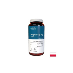 Магнезий 125 mg + Витамин B6 12.5 mg – Срещу крампи, стрес и умора, 120 капсули