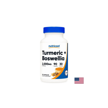 Куркума 1000 mg + Босвелия 1000 mg – По-здрави и подвижни стави, 90 капсули