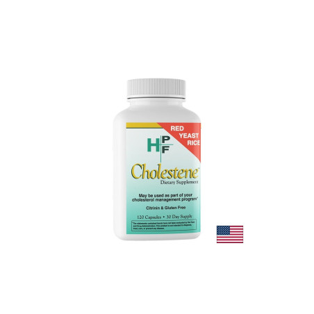 Cholestene (Червен ориз, дрожди) - За нормални нива на холестерола, 2400 mg, 120 капсули