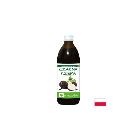 Сок от черна ряпа + Витамин C 120 mg – Имунна защита и спокойно дишане, 500 ml, 10 дози