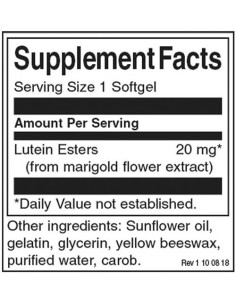 Lutein 20 mg 2