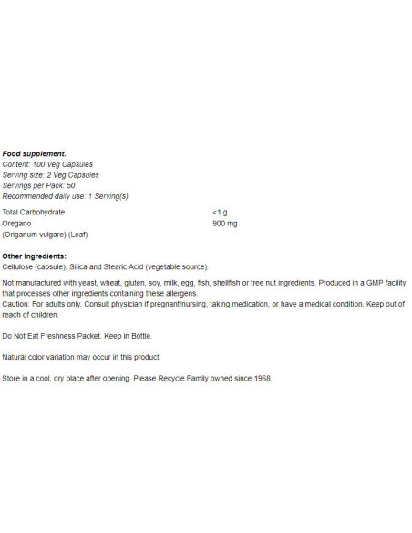 Oregano 450 mg