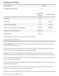 CoQ10 600 mg | Maximum Strength 2
