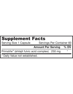 Shilajit Fulvic Acid Complex 250 mg 2