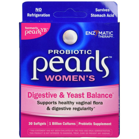 Pearls® Probiotic Women`s/ Пърлс® Пробиотик за жени 1 млрд. активни пробиотиици х 30 софтгел капсули