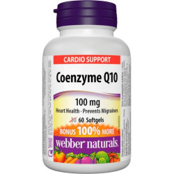 Коензим Q10 – сърдечно здраве и антиоксидантна защита, 100 mg, 60 капсули