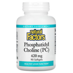 Phosphatidyl Choline/ Фосфатидил Холин 420 mg х 90 софтгел капсули Natural Factors