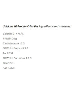 Snickers Crisp / Hi-Protein Bar 2