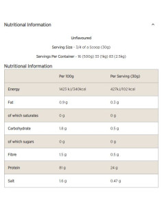 Vegan Blend Unflavoured 2