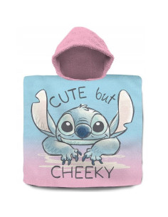 Детско пончо за плаж и баня Kids Licensing Stitch 60x120 см.