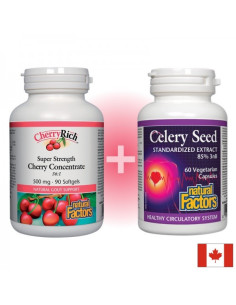 Пакет Череша Супер Концентрат + Екстракт от Целина Natural Factors